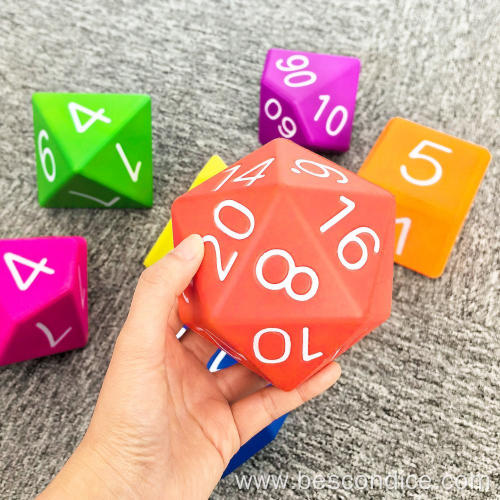 Giant 10CM Foam Dice DND Polyhedral Set